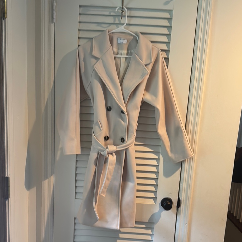 Witchery Cream Trench Coat